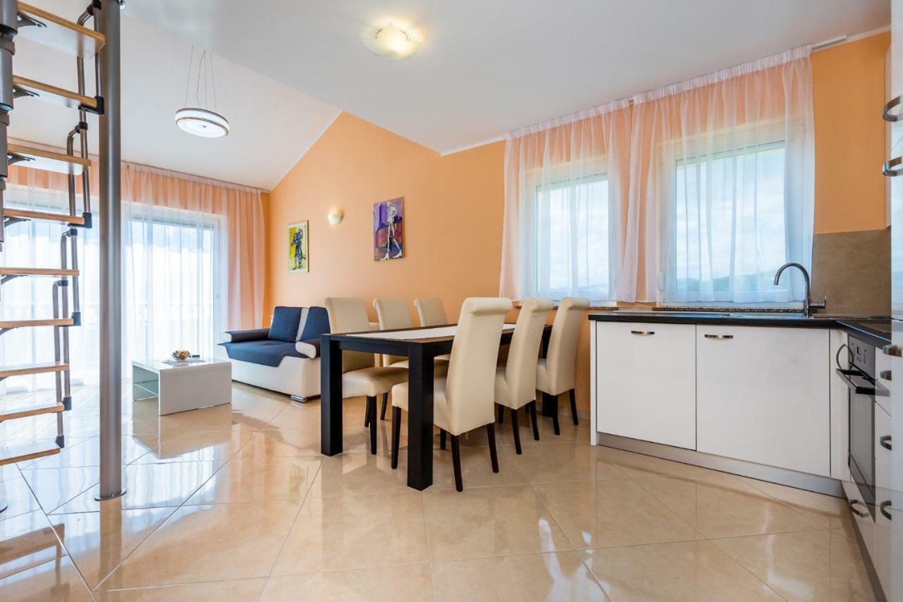 Luxury Apartments Kostrena With Pool Экстерьер фото